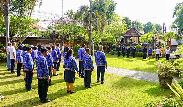 Upacara Peringatan Sumpah Pemuda ke-96 Pengadilan Tata Usaha Negara Denpasar