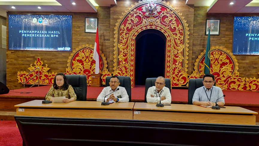 Penyampaian Hasil Pemeriksaan Kinerja oleh Badan Pemeriksa Keuangan (BPK) Republik Indonesia Yang Dilaksanakan di Pengadilan Tinggi Denpasar.