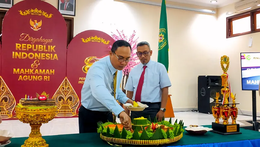 Acara Penutupan Rangkaian Kegiatan Peringatan HUT Kemerdekaan Republik Indonesia dan HUT Mahkamah Agung RI ke-81.