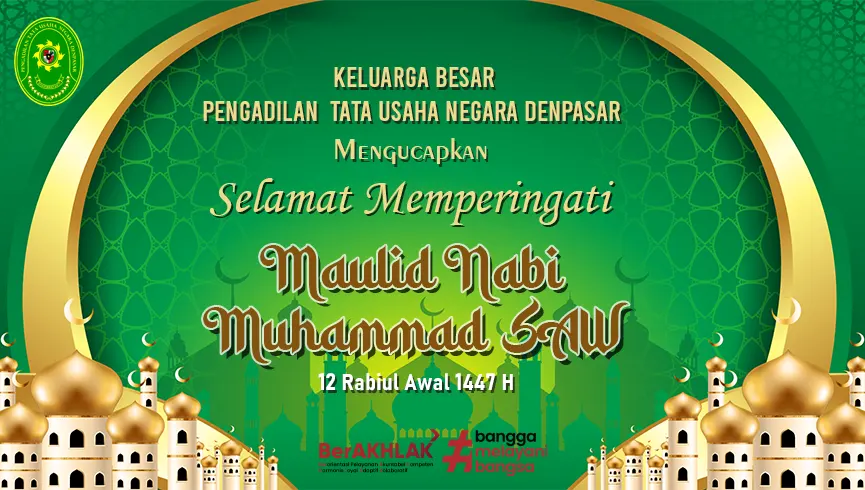 Selamat Memperingati Maulid Nabi Muhammad SAW 12 Rabiul Awal 1447 H