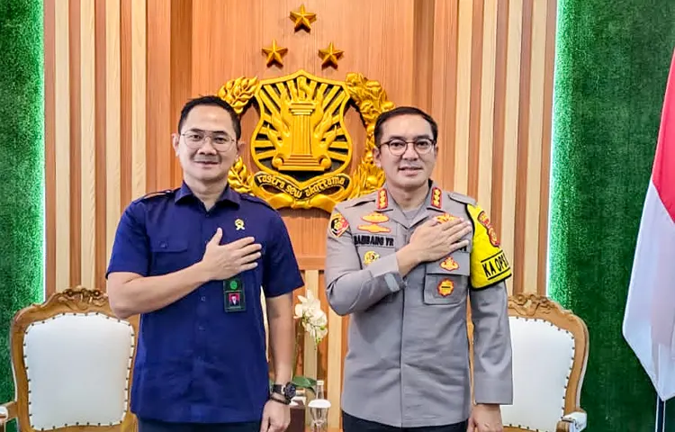 Kunjungan Ketua PTUN Denpasar ke Polresta Denpasar