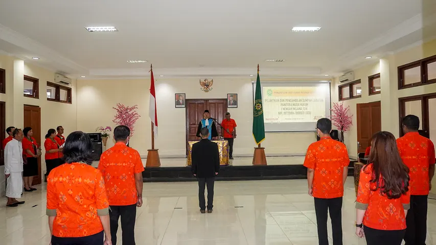 Pelantikan dan Pengambilan Sumpah Jabatan Panitera Muda Hukum PTUN Denpasar