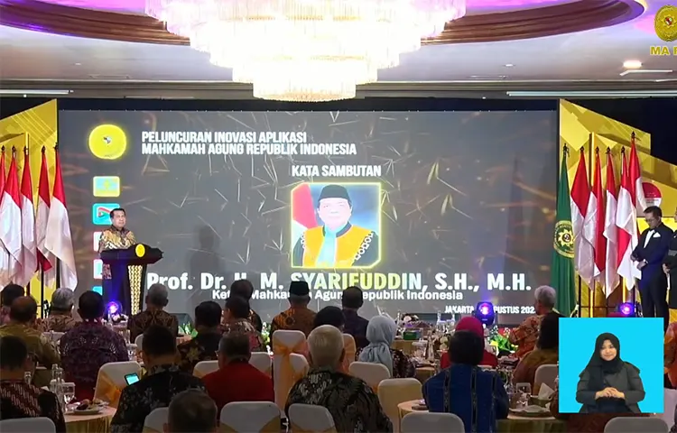 PTUN Denpasar Mengikuti Acara Launching Aplikasi dan Anugerah Mahkamah Agung Secara Daring
