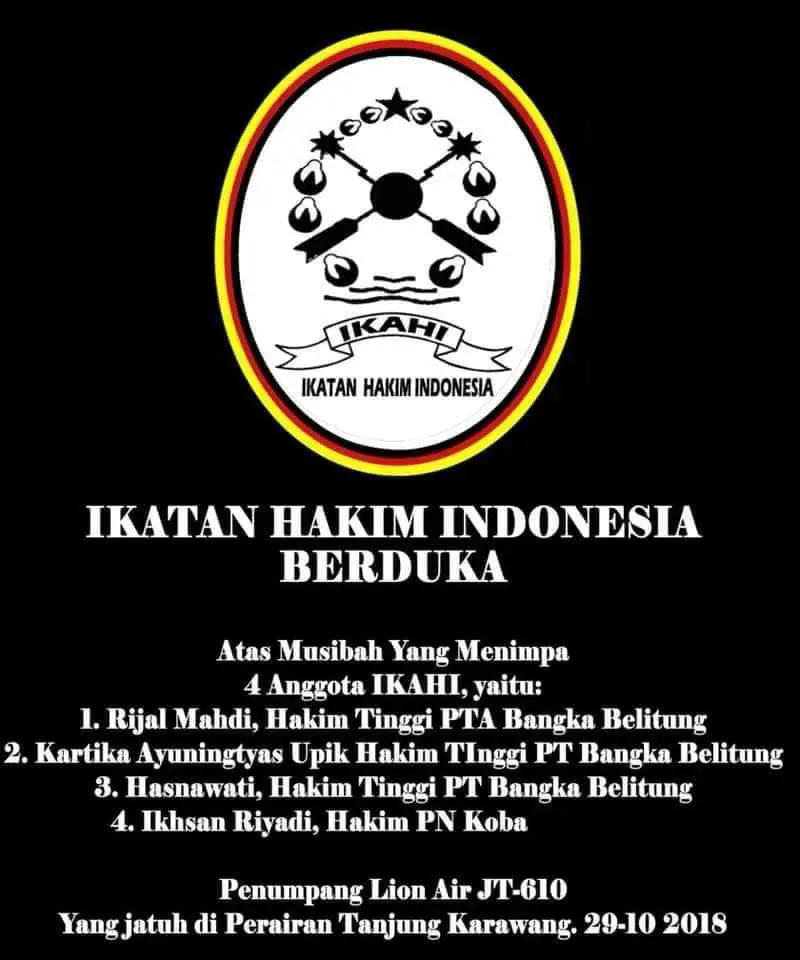IKATAN HAKIM INDONESIA BERDUKA